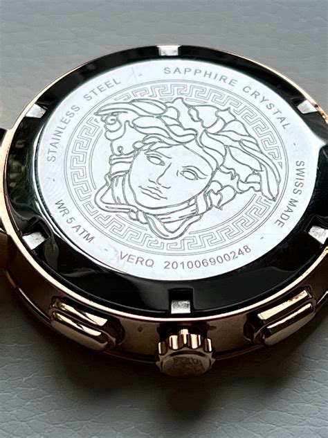 versace wr 5 atm|versace greca watch.